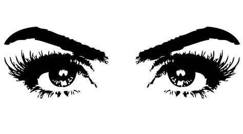 Free Eyes Silhouette, Download Free Eyes Silhouette png images, Free ClipArts on Clipart Library