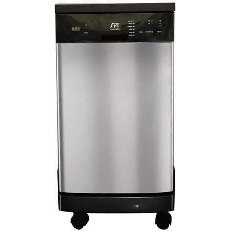 Stainless Steel 18-inch Portable Dishwasher - 14086535 - Overstock.com ...