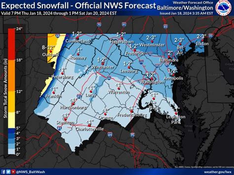 Winter Weather Advisory Issued As MD Prepares For 2nd Round Of Snow ...