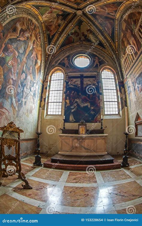 Interior of the Church of Santa Maria Delle Grazie, Milan, Italy Editorial Stock Image - Image ...