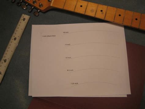 Tools for measuring your fretboard radius (pic heavy)