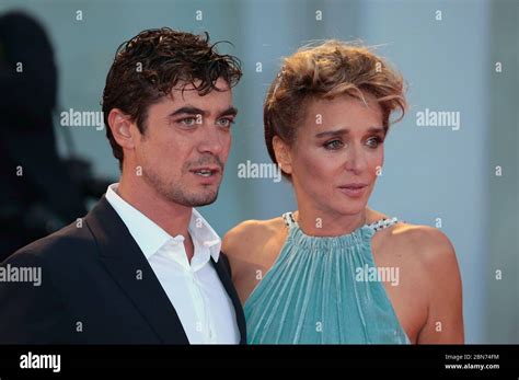 VENICE, ITALY - SEPTEMBER 11: Riccardo Scamarcio and Valeria Golino ...