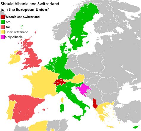 2023 European Union Vote: If Albania and Switzerland should join the E ...