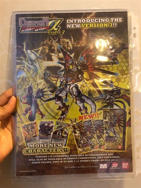 Vintage Digimon Poster, Hobbies & Toys, Toys & Games on Carousell