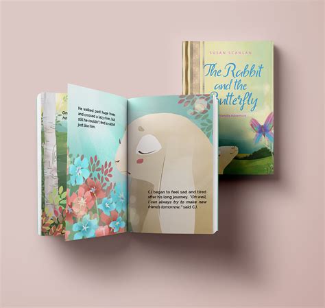 The Rabbit and the Butterfly // Book Design on Behance