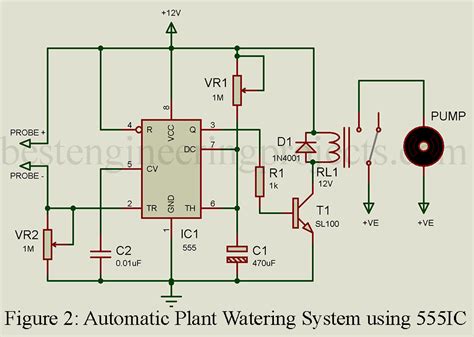 Automatic Plant Watering System Circuit - Engineering Projects