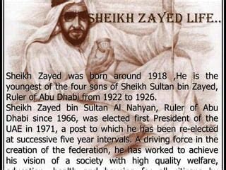 Sheikh Zayed Bin Sultan Al Nahyan | PPT | Free Download