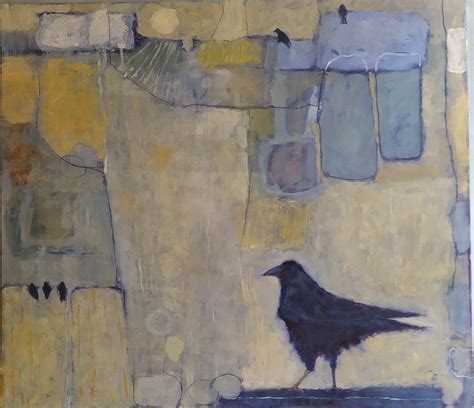 Crows in a wheat field by Giacomo Mazzari | Irish Art, The Doorway Gallery, Irish Art Gallery