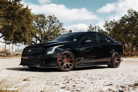 Cadillac ATS V - Black - Forgestar CF5V - Bespoke Bronze… | Forgestar