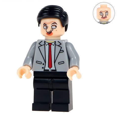 Minifigure Mr. Bean Rowan Atkinson Compatible Lego Building Blocks Toys