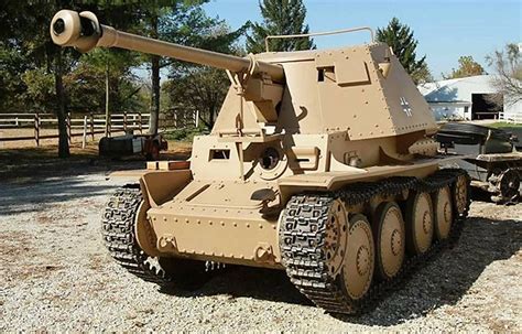 WWII German Tank Destroyer WWII SD.KFZ.138 Marder III AUSF.H Model ...