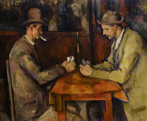 Paul Cezanne the Card Players 1894 1895, Musée D'orsay Version, High ...