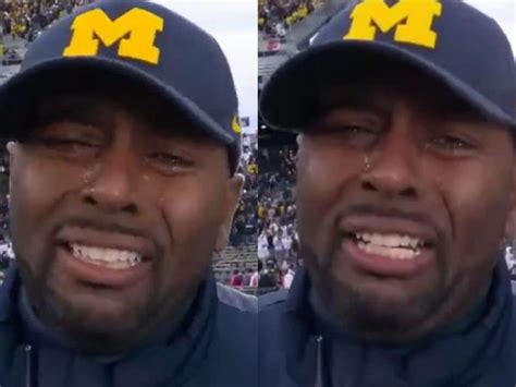 WATCH: "Love the s**t out of you!" - Interim Michigan HC Sherrone Moore ...