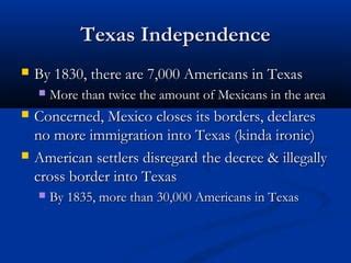 Texas independence | PPT