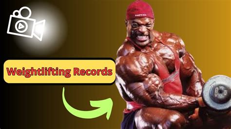 WEIGHTLIFTING RECORDS - YouTube