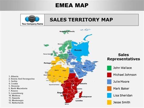 Emea Powerpoint Maps | Presentation Graphics | Presentation PowerPoint ...