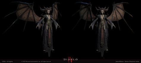 Lilith - Diablo IV Realtime Cinematic Model — polycount