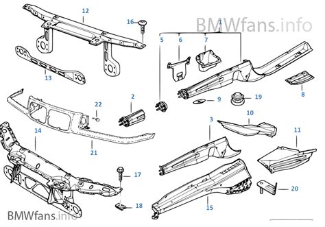 Bmw Front Bumper Parts Diagram - General Wiring Diagram