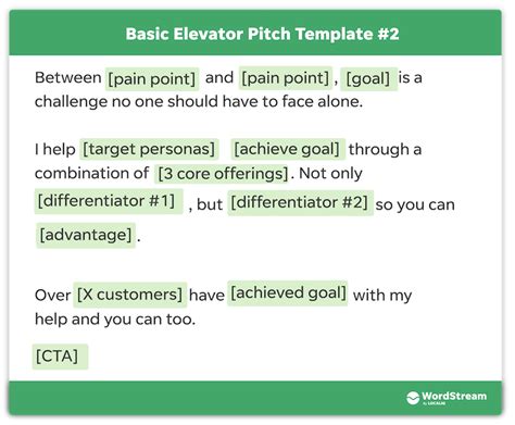 13 (Really) Good Elevator Pitch Examples & Templates (+How to Write Yours) | WordStream | PPCRAO