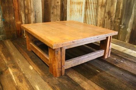 Hand Made Rustic Reclaimed Barnwood Coffee Table by American Woodworx ...