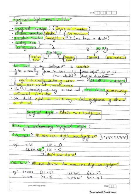 SOLUTION: Significant Digits and its rules best notes by ''rajwant sir'' ''physics wallah ...