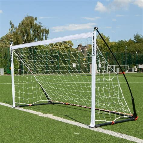 QUICKPLAY Kickster Elite Portable Soccer Goal with Integrated Weighted Base for Indoor & Outdoor ...