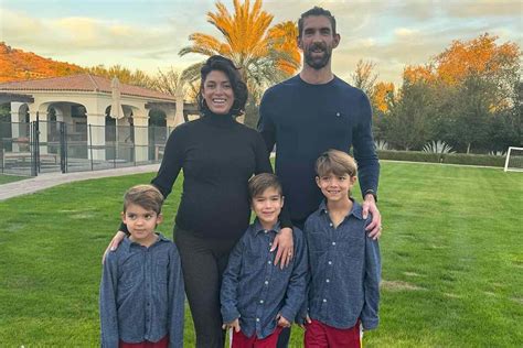 Michael Phelps and Pregnant Wife Nicole Pose with Their Three Sons as They Celebrate Thanksgiving