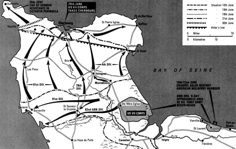 American Military Forces Clear Cotentin Peninsula, June 10-30, 1944