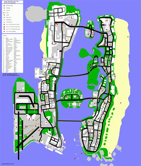 GTA Vice City: GTA Vice City maps