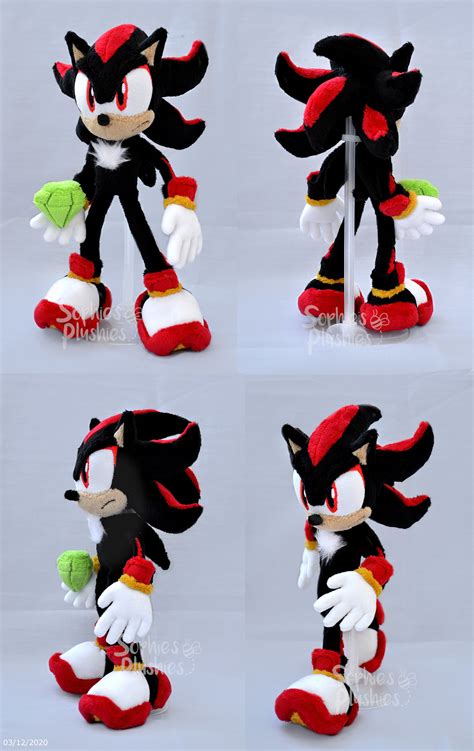 Shadow the Hedgehog Plush by SophiesPlushies on DeviantArt