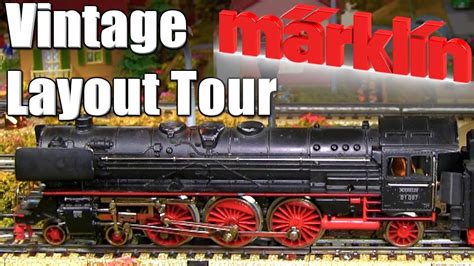 Vintage Marklin HO Scale Model Railroad Layout Tour 1950s Märklin Model ...