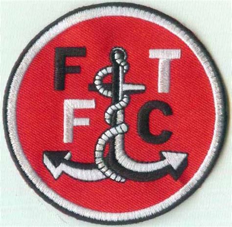 Fleetwood Town FC English England Football Soccer Badge Patch