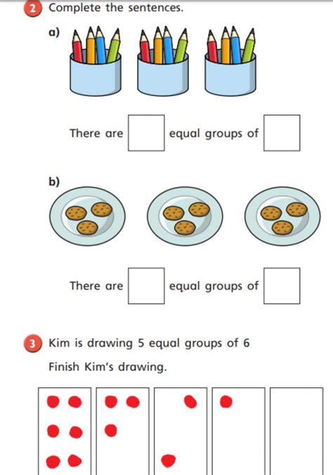 Equal Groups Multiplication Worksheets Pdf - Free Printable