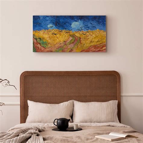 Reproduction sur toile Wheatfield With Crows - Vincent van Gogh - Reproductions