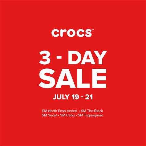 Manila Shopper: Crocs 3-day SALE: July 19-21 2019