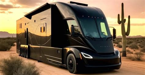 Tesla Semi looks incredible as an electric motorhome : r/TeslaSemi