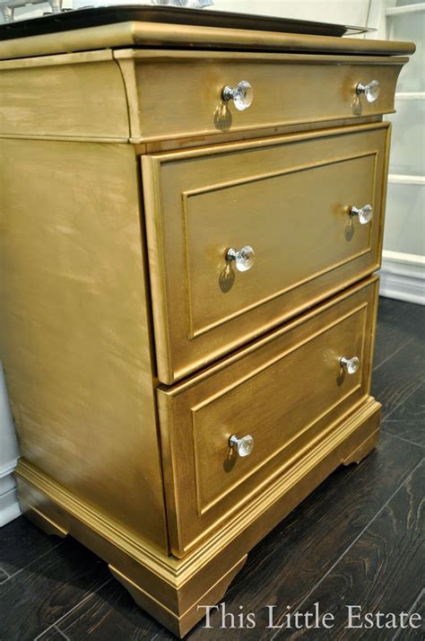Gold Dresser {The reveal | Gold dresser, Spray paint dresser, Gold decor