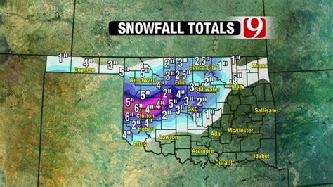 Oklahoma Farm Report - Oklahoma Snow and Rain Amounts- Check the Maps