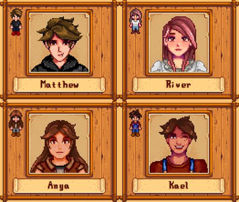 Stardew Valley Portrait Template