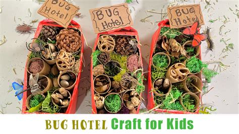 How to Make a Bug Hotel Craft: Fun Craft for Kids - Happy Toddler Playtime