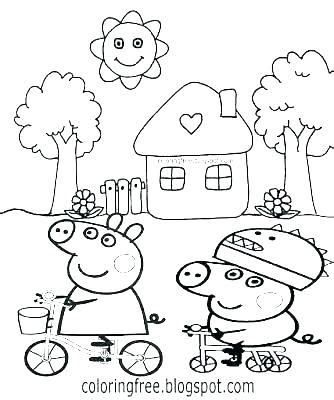 Peppa Pig Coloring Pages Online at GetColorings.com | Free printable ...