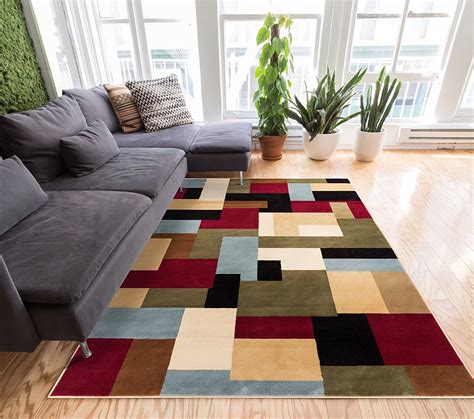 Imperial Mosaic Multicolor Geometric Modern Casual Area Rug 8x10 8x11 ...