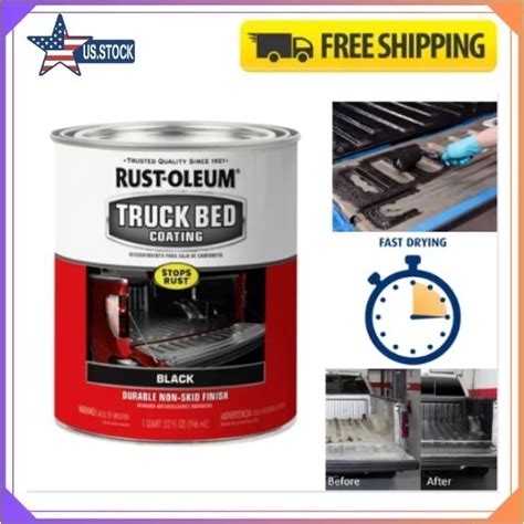 Rust-Oleum Automotive 124 Black Truck Bed Coating (2-Pack), 46% OFF