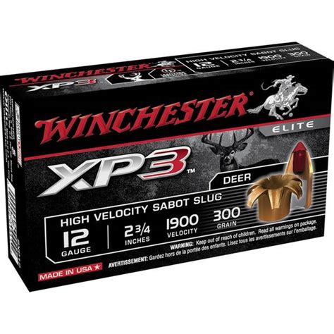 Winchester Elite XP3 Sabot Shotgun Slugs