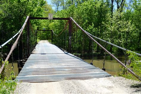 Swinging Bridges in Missouri | Roadside Attractions | Unicorn Hideout