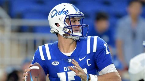 Duke QB Daniel Jones returns from fractured clavicle, gets start vs. Virginia Tech | NCAA ...