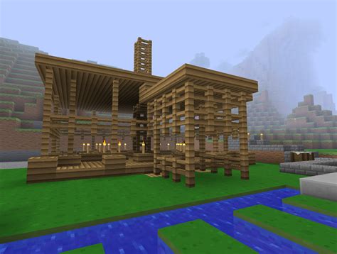 Minecraft: Fence House by Azzerare on DeviantArt