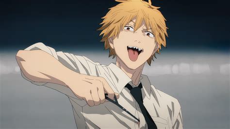 배경 화면 : Chainsaw Man, Denji Chainsaw Man, 애니메이션 소년들, tongue out, Anime screenshot 3840x2160 ...