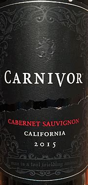 Ken's wine review of 2015 Carnivor Cabernet Sauvignon