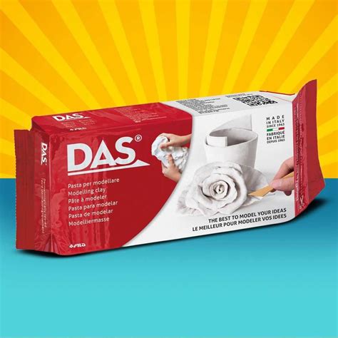 Das Air Dry Clay White 1Kg Pack - Fine Art Material